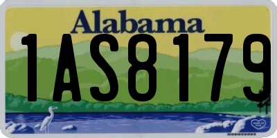 AL license plate 1AS8179