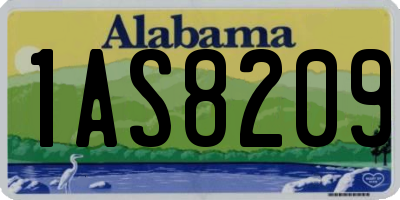 AL license plate 1AS8209