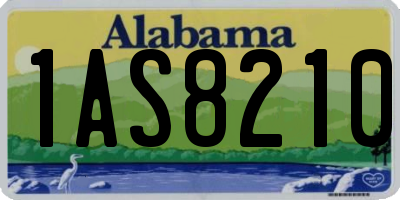 AL license plate 1AS8210