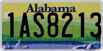 AL license plate 1AS8213