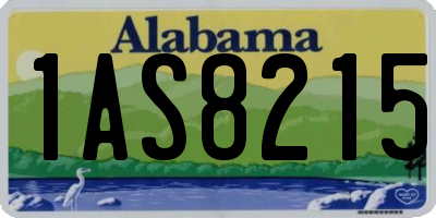 AL license plate 1AS8215