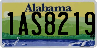 AL license plate 1AS8219