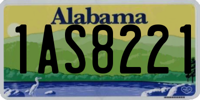 AL license plate 1AS8221
