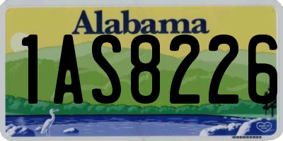 AL license plate 1AS8226
