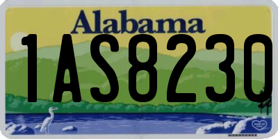 AL license plate 1AS8230