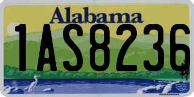 AL license plate 1AS8236