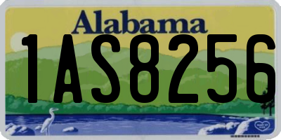 AL license plate 1AS8256