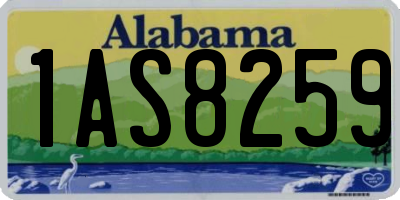 AL license plate 1AS8259