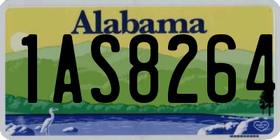 AL license plate 1AS8264