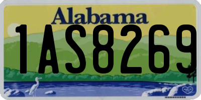 AL license plate 1AS8269