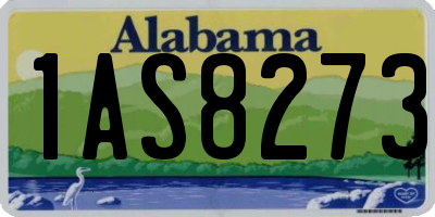 AL license plate 1AS8273