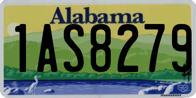AL license plate 1AS8279