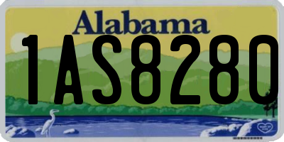 AL license plate 1AS8280