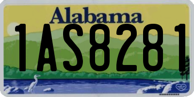 AL license plate 1AS8281