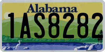 AL license plate 1AS8282