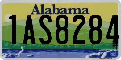 AL license plate 1AS8284