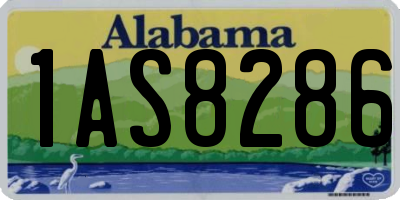 AL license plate 1AS8286