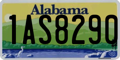 AL license plate 1AS8290