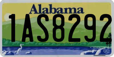 AL license plate 1AS8292