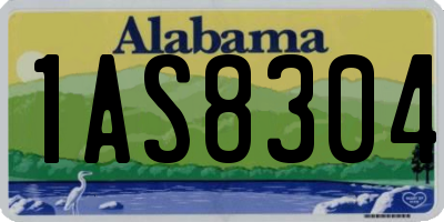 AL license plate 1AS8304
