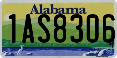 AL license plate 1AS8306
