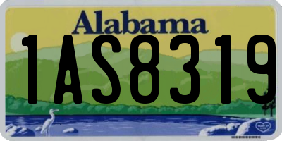 AL license plate 1AS8319