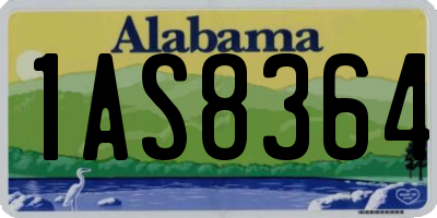 AL license plate 1AS8364
