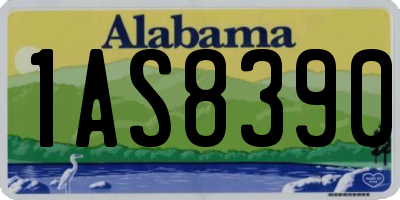 AL license plate 1AS8390