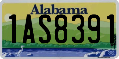 AL license plate 1AS8391