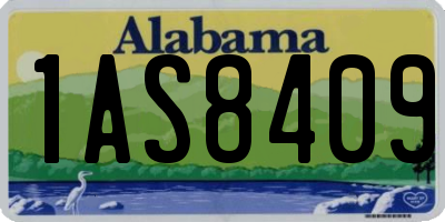 AL license plate 1AS8409