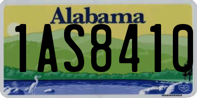 AL license plate 1AS8410