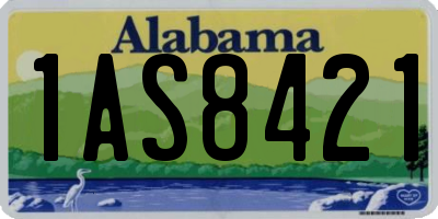 AL license plate 1AS8421
