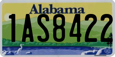 AL license plate 1AS8422