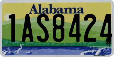 AL license plate 1AS8424