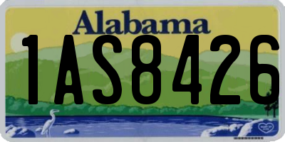AL license plate 1AS8426