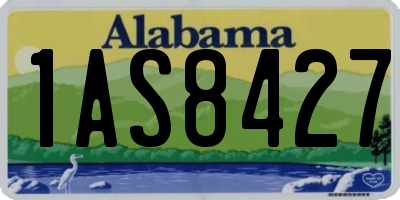 AL license plate 1AS8427