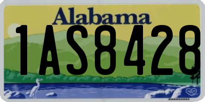 AL license plate 1AS8428