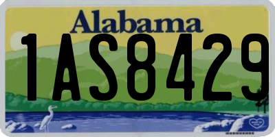AL license plate 1AS8429