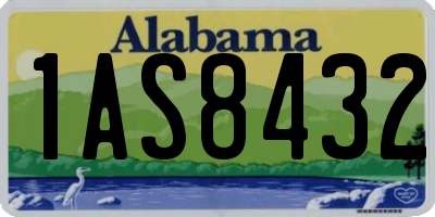 AL license plate 1AS8432