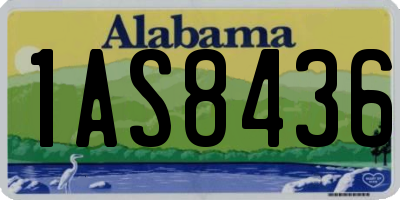 AL license plate 1AS8436