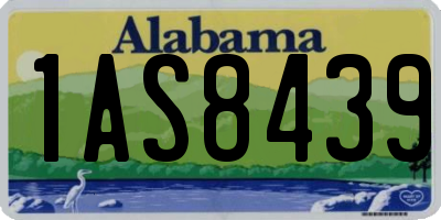 AL license plate 1AS8439