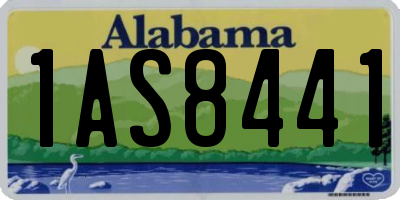 AL license plate 1AS8441