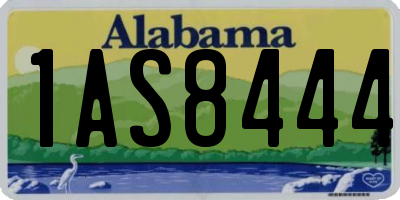 AL license plate 1AS8444