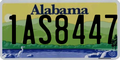 AL license plate 1AS8447