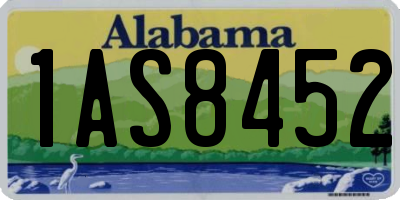 AL license plate 1AS8452