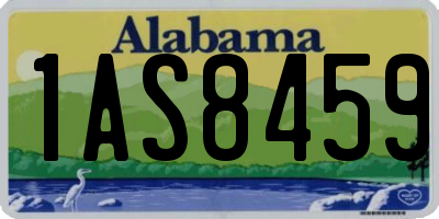AL license plate 1AS8459