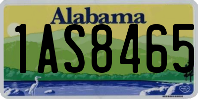 AL license plate 1AS8465