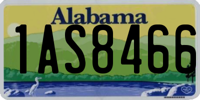 AL license plate 1AS8466