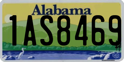 AL license plate 1AS8469