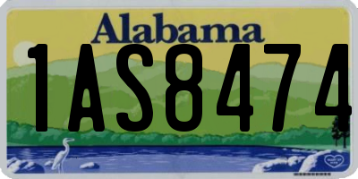 AL license plate 1AS8474